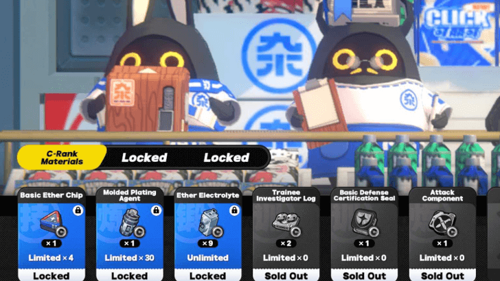 Buy Resources and Materials for Upgrades