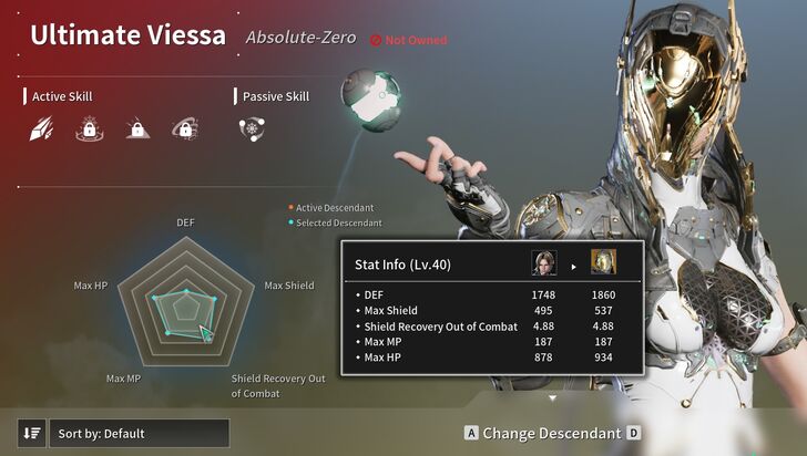 The First Descendant - Ultimate Viessa Stats