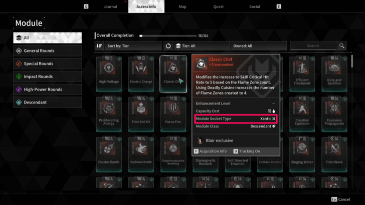 The First Descendant - Module Socket Type