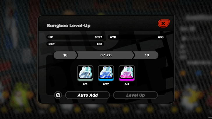 Bangboo Level Up Screen