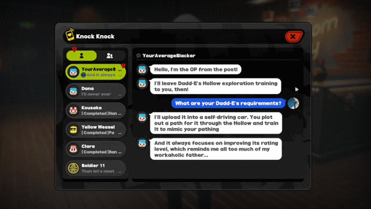 Dadd-E Commission Text Message