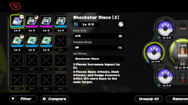 Drive Disc Base and Random Stats