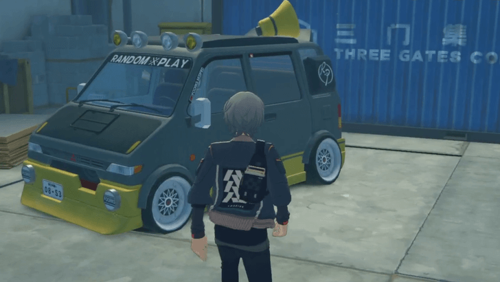 Business Car in Construction Site