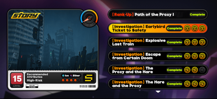 Investigation Early Bird Ticket to Safety