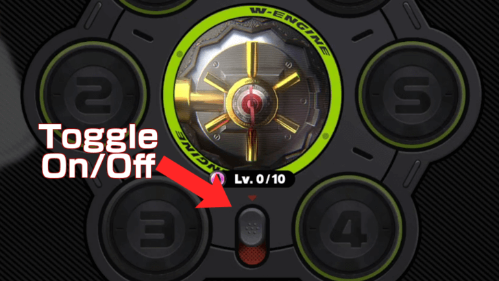 Toggle To Turn Off Exclusive Skin Effect