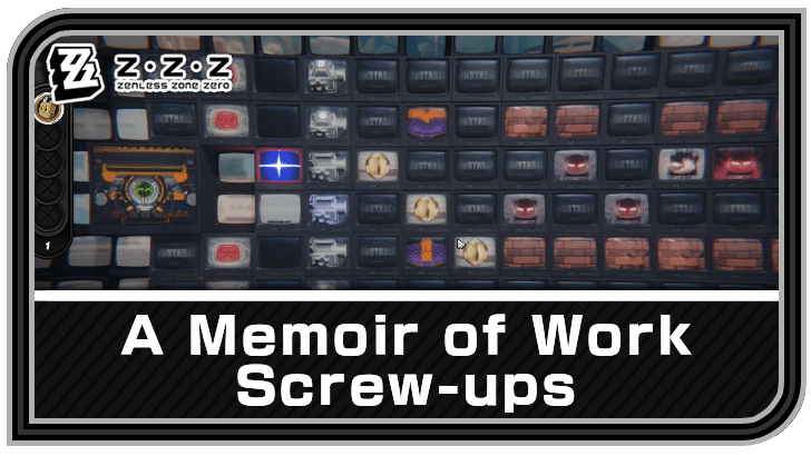 Zenless Zone Zero - A Memoir of Work Screw-ups Commission Guide