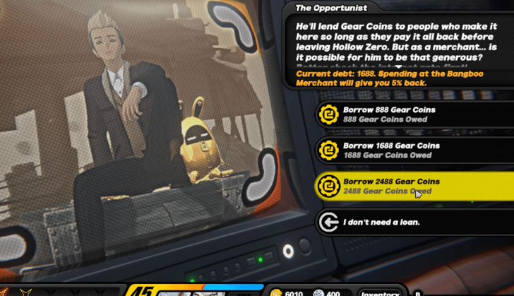 Frontline Floor 2 Borrow More Coins