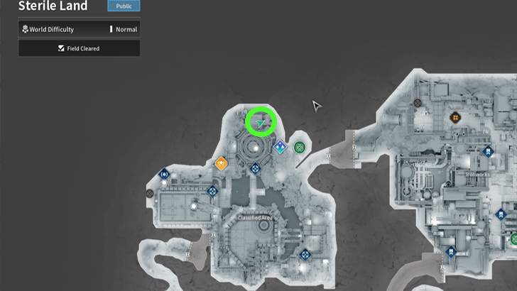 The First Descendant - Encrypted Vault Map Location 1