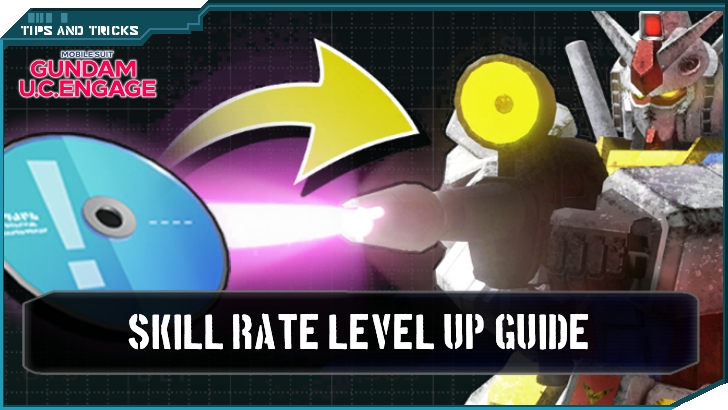 Skill Rate Level Up Top Banner - Gundam UC Engage