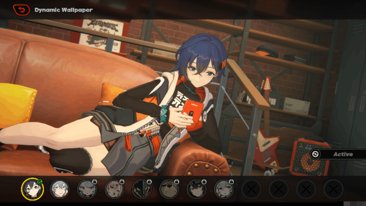 Set as a Dynamic Wallpaper in the Main Menu