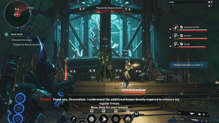 The First Descendant - Defeat Plaudia the Bizarre Vermin