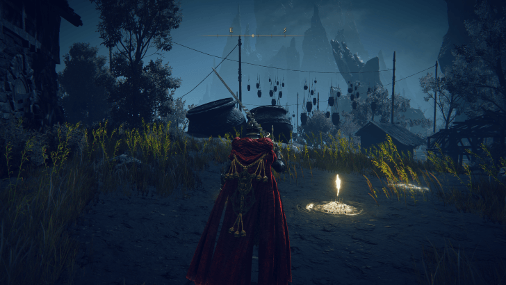 Elden Ring - Bonny Village Site of Grace World View