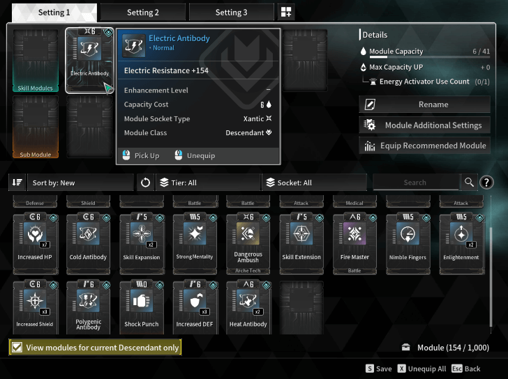 The First Descendant - Equip Electric Resistance Modules