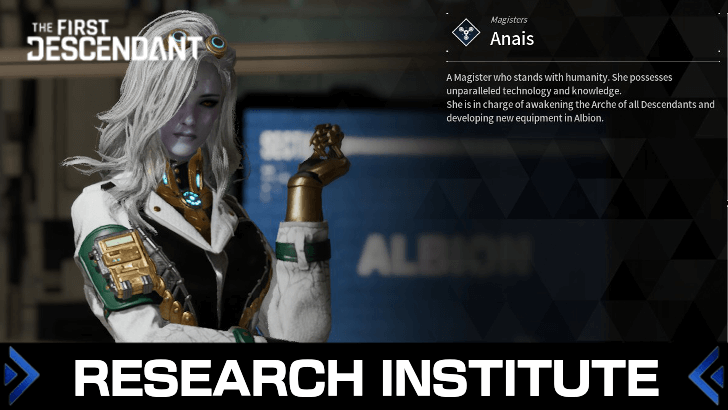 The First Descendant - Research Institute Anais