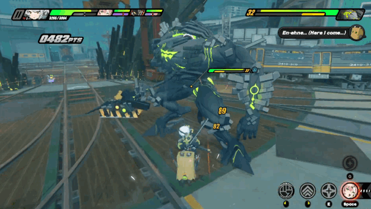 Battle Against the Final Boss Phase 1