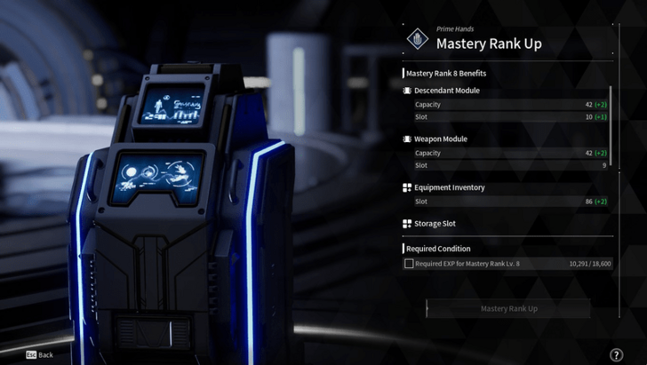 The First Descendant - Mastery Rank How to Increase Module Capacity