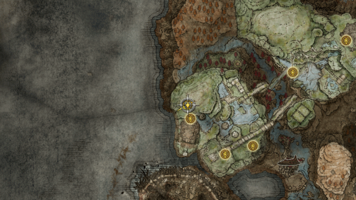 Elden Ring - Hornsent Rauh Ruins Map Location