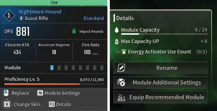 The First Descendant - Weapon Proficiency Nightmare Hound