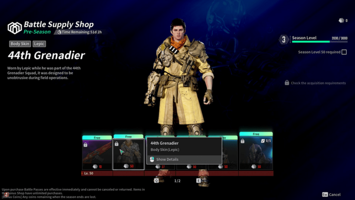 The First Descendant - Battle Supply Shop Content