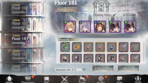 floor 181 tower of infinity