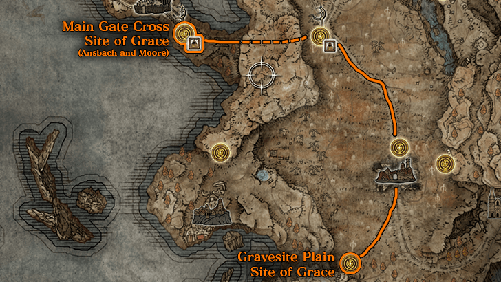 Ansbach Main Gate Cross Starting Location