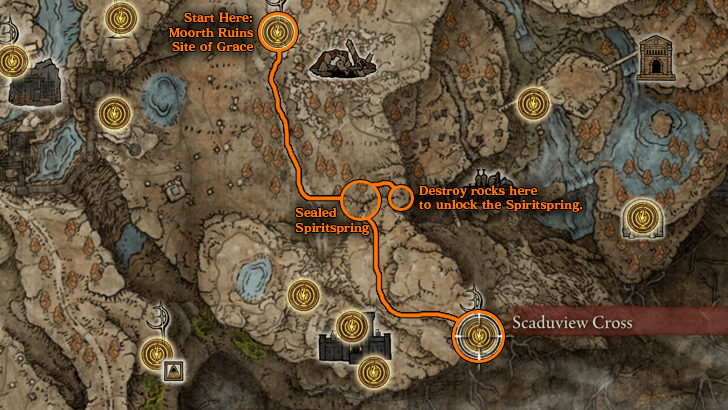 Scaduview Cross Map Location