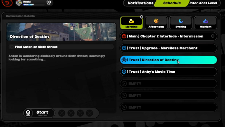 Direction of Destiny