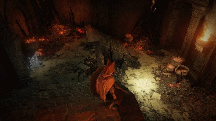 Elden Ring - Ruined Forge of Starfall Past Site of Grace World Location