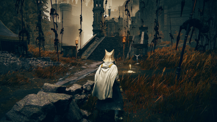Elden Ring - Castle Front Site of Grace World Location
