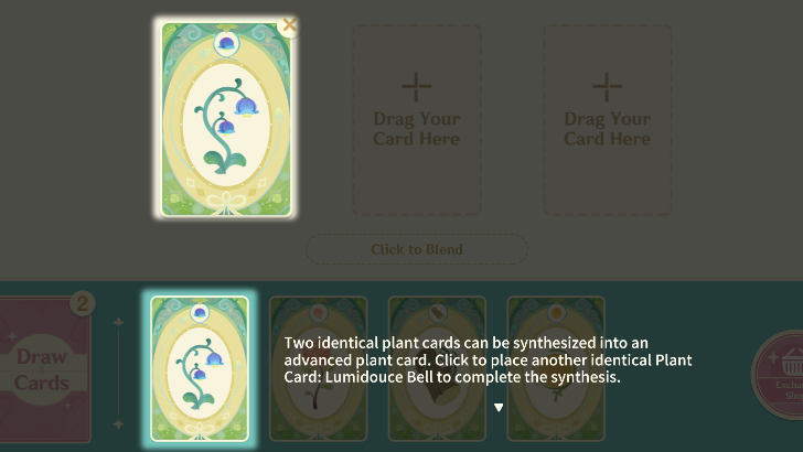 Genshin - Fragrant Fantasy - Synthesize Advanced Cards