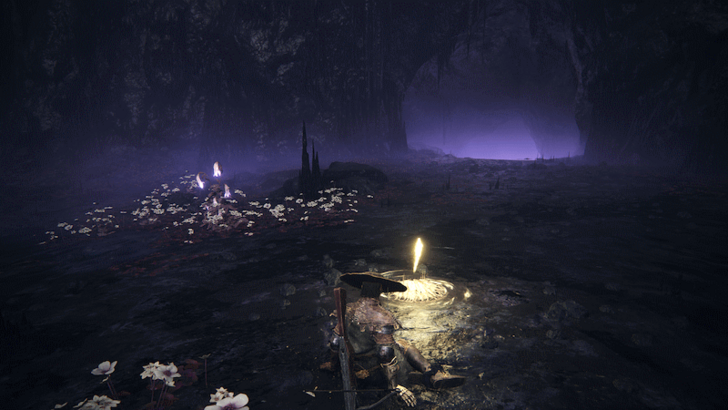 Elden Ring - Garden of Deep Purple Site of Grace World Location