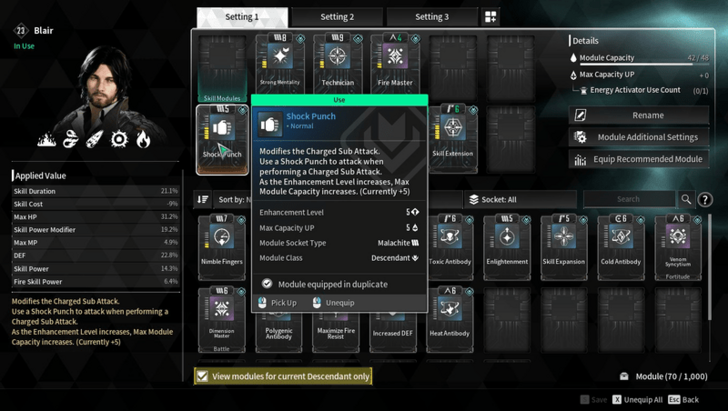 The First Descendant - Shock Punch How to Increase Module Capacity