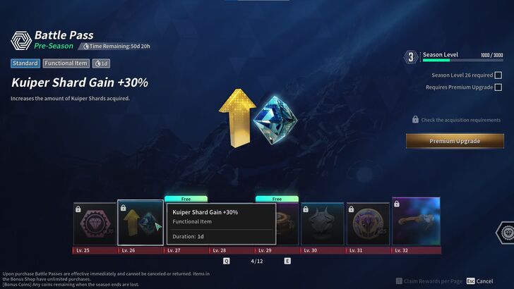 The First Descendant - Kuiper Shard Booster Battle Pass