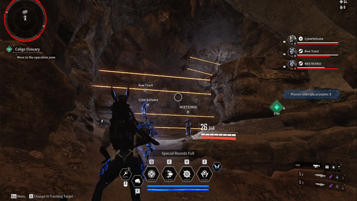 The First Descendant - Caligo Ossuary Rotating Laser Beams