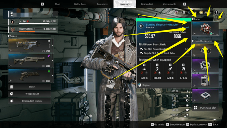 The First Descendant - How to Equip Reactors
