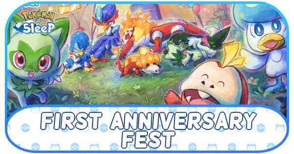 Pokemon Sleep - First Anniversary Fest