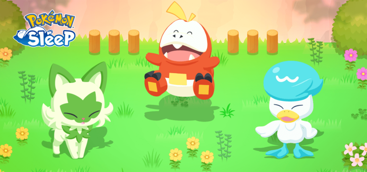 Pokemon Sleep - New Arrivals Sprigatito, Fuecoco, and Quaxly