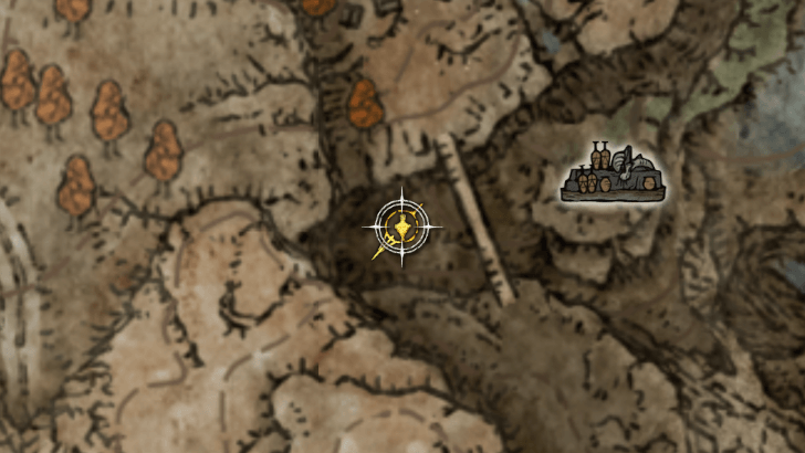 Elden Ring - Village of Flies Revered Spirit Ash Map Location