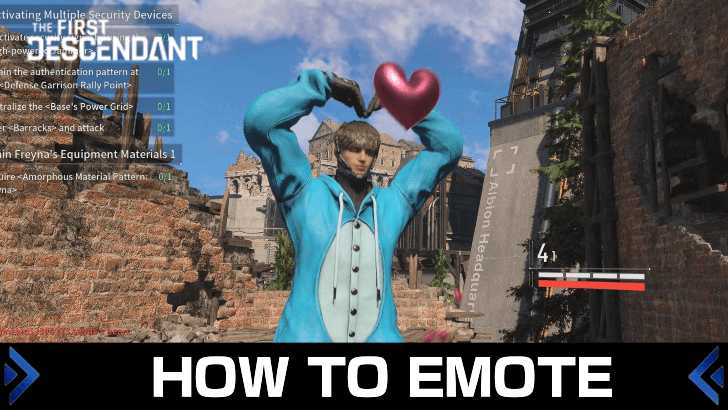 The First Descendant - How to Emote