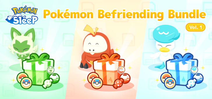 Pokemon Sleep - Pokemon Befriending Bundles