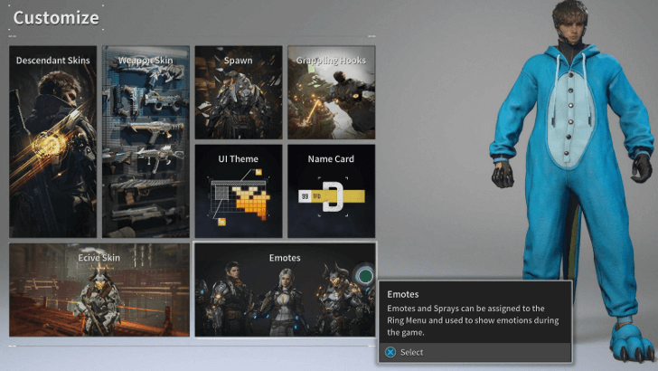 The First Descendant - Customization Tab Emotes