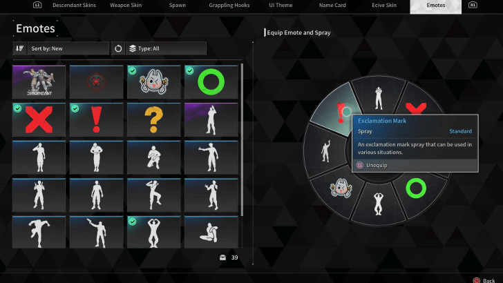 The First Descendant - Emote Wheel Customization