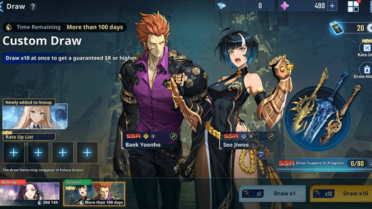 Solo Leveling Arise Custom Draw Alicia Blanche Phoenix Soul