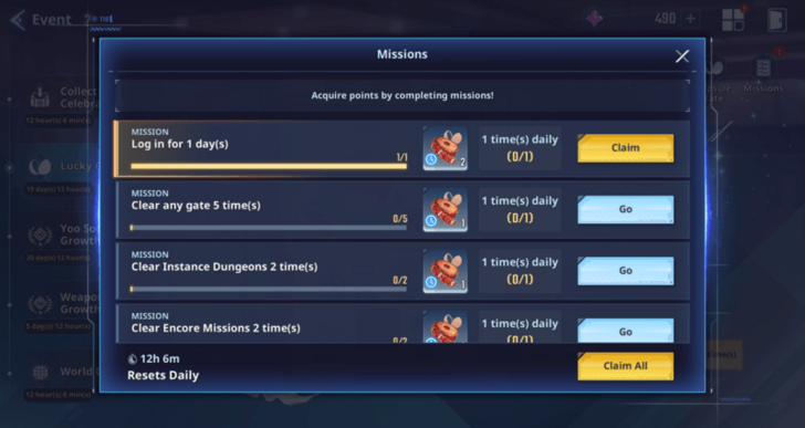 Solo Leveling Arise - Lucky Capsule Event Missions