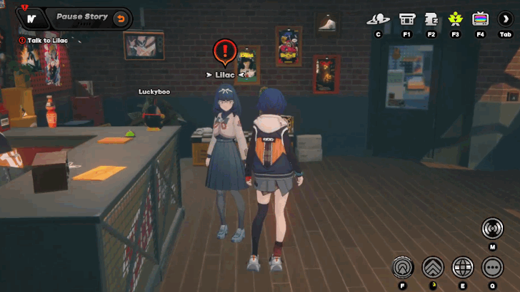 Talk to Lilac the Next Day