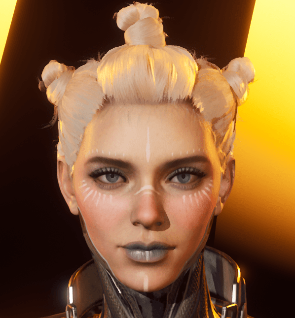 The First Descendant - Light Gray Braids Sharen