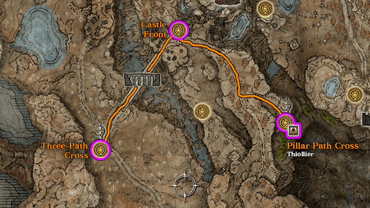 Thiollier Starting Map Location