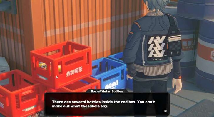 Crates of Water Bottles