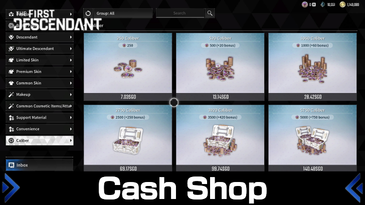 The First Descendant  - How to Access Cash Shop