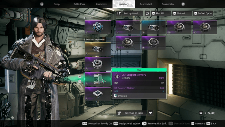 The First Descendant - Defense Cap External Components